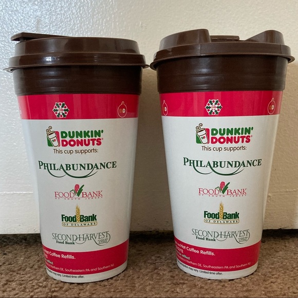 *BRAND NEW* Dunkin Donuts Brown Travel Coffee Holiday Mug